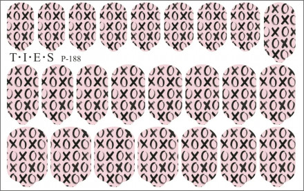 TIES   Пленка для маникюра   P-188