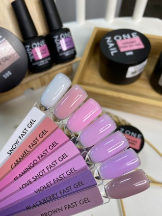 ONE NAIL   Gel Fast   LOVE SHOT   30г    Гель для моделирования средней консистенции