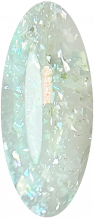 BSG   KONFITYUR HB   #60   НИЗКАЯ ВЯЗКОСТЬ   13г (шайба)   Гель для моделирования средне-жидкий полупрозрачный молочный с хлопьями Юки