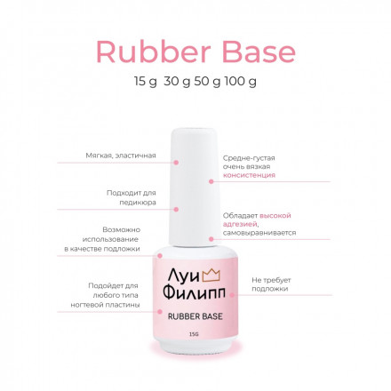 ЛУИ ФИЛИПП   База  Base RUBBER   15г