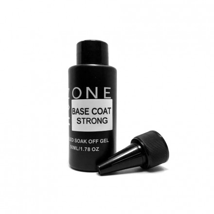 ONE NAIL   Base STRONG   50мл (бутылка)   База прозрачная густая