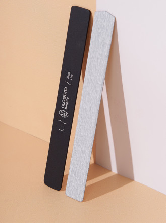 ALGEBRA BEAUTY   HARD GRAY   Тонкие   L   #240   (50шт)   Сменные  файлы для пилки без подложки