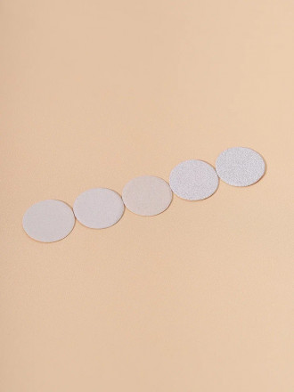 ALGEBRA BEAUTY   SOFT WHITE   Тонкие   L (25мм)   #240   (50шт)   Сменные файлы  для педикюрного диска без подложки