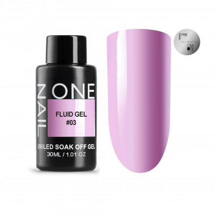 ONE NAIL   Gel FLUID   #03   30г (бутылка)   Гель для укрепления жидкий
