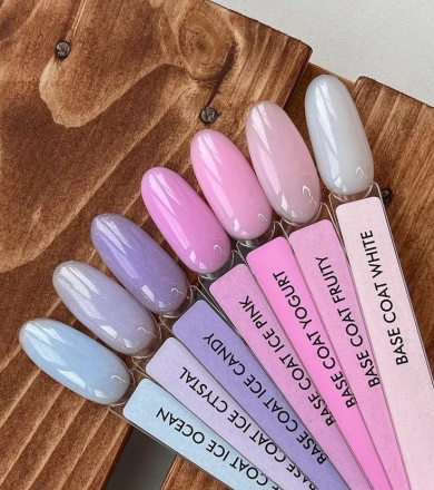 ONE NAIL   Base ICE CRYSTAL   15мл   База камуфлирующая жесткая  c шиммером