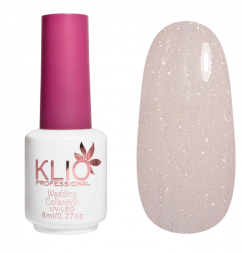 KLIO  Камуфлирующая база  с шиммером  8мл  Base  WEDDING   №04