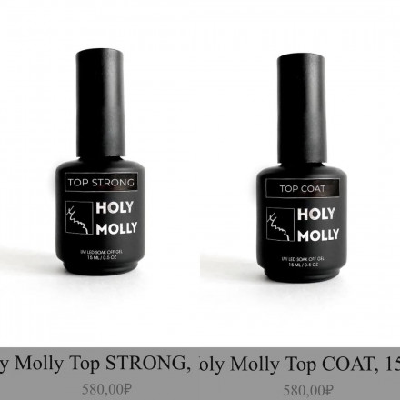 HOLY MOLLY   Топ с л/с   Top   coat   15мл