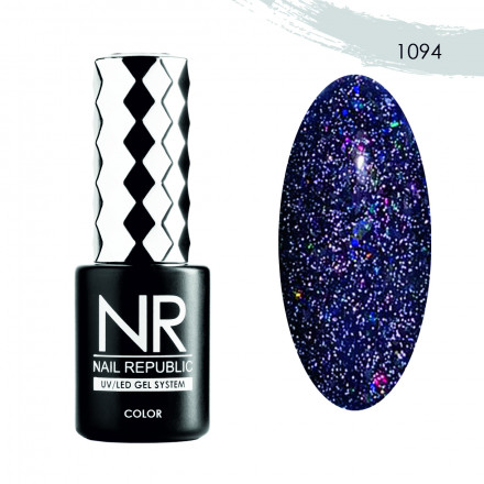 NAIL REPUBLIC   #1094 Bright Flash   10мл   Гель-лак светоотражающий
