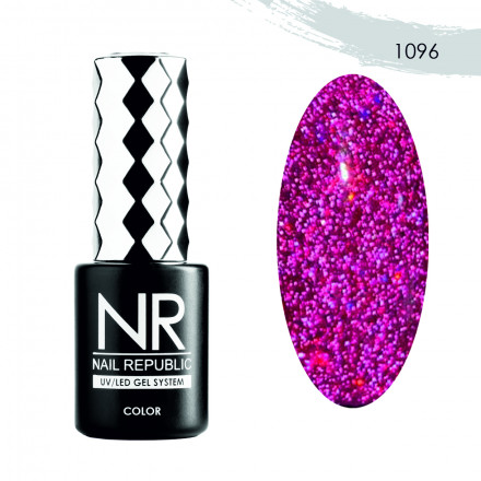 NAIL REPUBLIC   #1096 Bright Flash   10мл   Гель-лак светоотражающий