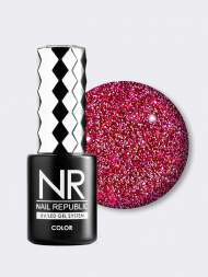 NAIL REPUBLIC   #1096 Bright Flash   10мл   Гель-лак светоотражающий