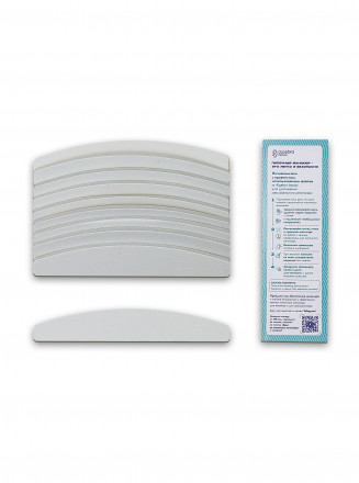 ALGEBRA BEAUTY   For Skin   Спонж   #240   (10шт)   Сменные бафы для пилочного маникюра и натуральных ногтей