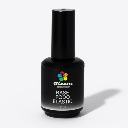 BLOOM   Base  PODO ELASTIC   15мл   База прозрачная для педикюра