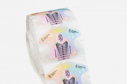 ALGEBRA BEAUTY   ЦВЕТНАЯ   (300шт)   Формы для наращивания на бумажной основе