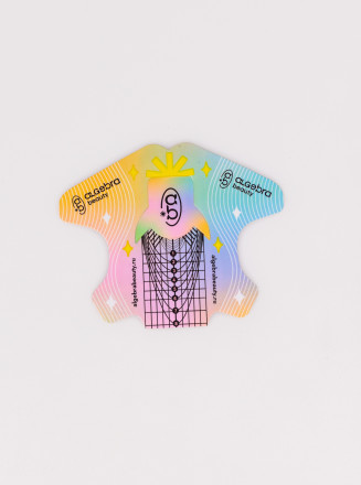 ALGEBRA BEAUTY   ЦВЕТНАЯ   (300шт)   Формы для наращивания на бумажной основе