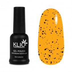 KLIO  Гель-лак  Капсульная  коллекция  8мл  №107  (с черным шиммером)
