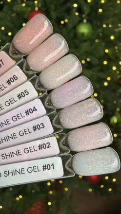 ONE NAIL   Gel CAMO SHINE   #05   15мл (флакон)   Гель для моделирования средне-жидкий с хлопьями Юки