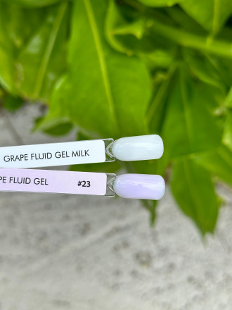 ONE NAIL &amp; GRAPE   Gel FLUID   MILK   30г (шайба)   Гель для укрепления жидкий молочный