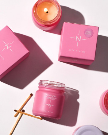 ALTA NIVELO   СПА-свеча парофинотерапия для маникюра и педикюра   30мл   Magic Spa   TAHITI FLOWER   #01