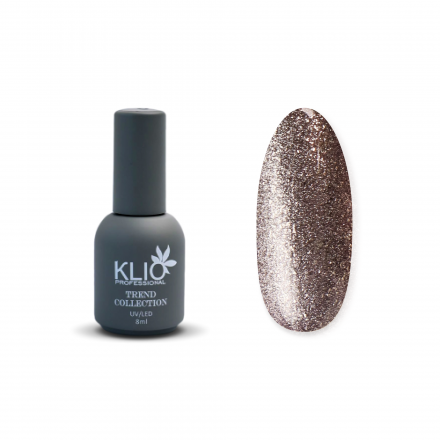 KLIO  Гель-лак кошачий глаз + жидкая фольга + светоотрающий   8мл   TREND COLLECTION   №49