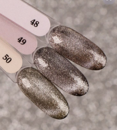 KLIO  Гель-лак кошачий глаз + жидкая фольга + светоотрающий   8мл   TREND COLLECTION   №49