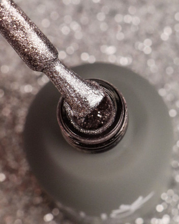 KLIO  Гель-лак кошачий глаз + жидкая фольга + светоотрающий   8мл   TREND COLLECTION   №49