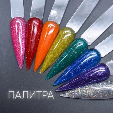 ОПЦИЯ   Гель для моделирования светоотражающий   15мл   Мерцающий   КРАСНЫЙ