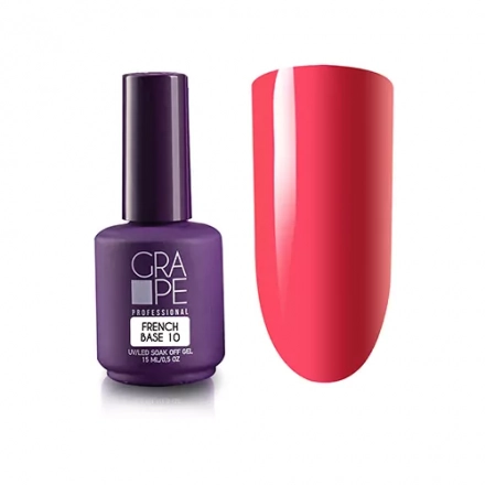 GRAPE  Камуфлирующая база  FRENCH   №10   15мл   (СНЯТО)