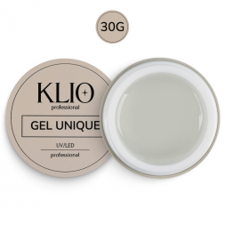 KLIO   Unique gel   #10 CLEAR   30г   Гель для моделирования средне-жидкий прозрачный