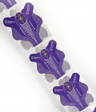 ALGEBRA BEAUTY   ФИОЛЕТОВАЯ   (300шт)   Формы для наращивания на алюминиевой основе