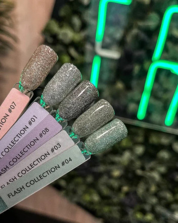 ONE NAIL   FLASH   #08   15мл   Гель-лак светоотражающий