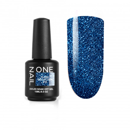 ONE NAIL   FLASH   #10   15мл   Гель-лак светоотражающий