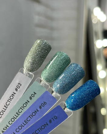 ONE NAIL   FLASH   #10   15мл   Гель-лак светоотражающий