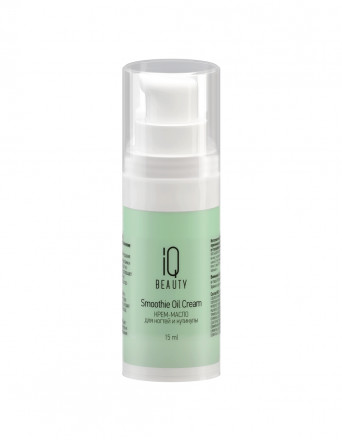 IQ BEAUTY  Smoothie Oil Cream   ALOE &amp; MINT   15мл   Крем-масло для ногтей и кутикулы