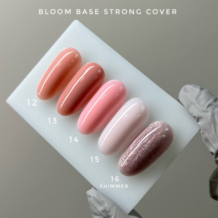 BLOOM   Base Strong COVER   #12   50мл (бутылка)   База камуфлирующая жесткая