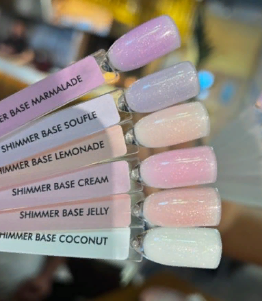 ONE NAIL   Base SHIMMER CREAM   15мл   База камуфлирующая эластичная c шиммером  (легкие в снятии)