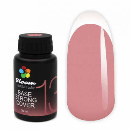BLOOM   Base Strong COVER   #13   30мл (бутылка)   База камуфлирующая жесткая