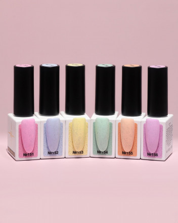 ALTA NIVELO   Гель-лак с вкраплениями   10мл   BORA BORA   #153