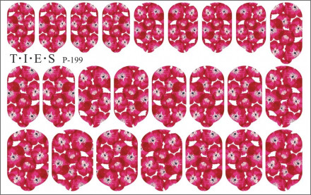 TIES   Пленка для маникюра   P-199   (СНЯТО)