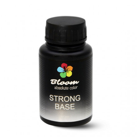 BLOOM   Base  STRONG CLEAR   30мл (бутылка)   База прозрачная каучуковая жесткая