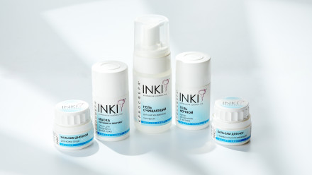 INKI   Гель ночной   СУПЕР-УВЛАЖНЕНИЕ И ПИТАНИЕ   Зимняя серия (для лица)   80мл   [Криосфера]